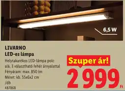 Lidl Livarno led-es lampa ajánlat