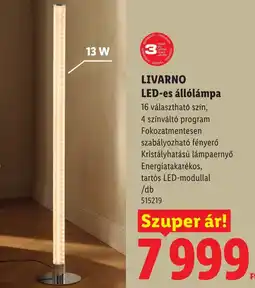 Lidl Livarno led-es állólámpa ajánlat
