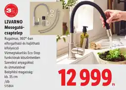 Lidl Livarno mosogató-csaptelep ajánlat
