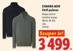 Lidl Esmara men férfi pulóver ajánlat