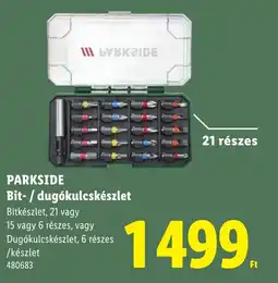 Lidl Parkside bit- / dugókulcskészlet ajánlat