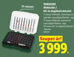 Lidl Parkside bit-és dugókulcskészlet ajánlat