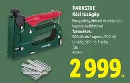 Lidl Parkside kézi tűzőgép ajánlat
