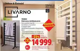 Lidl Tronic Elektromos törölközőszárító ajánlat
