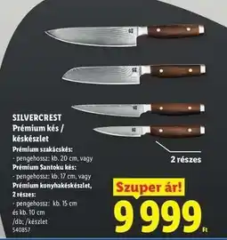 Lidl SILVERCREST Prémium kés / késkészlet ajánlat