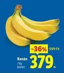 Lidl Banán ajánlat