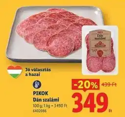 Lidl Pikok Dán szalámi ajánlat
