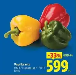 Lidl Paprika mix ajánlat