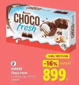 Lidl KINDER Choco Fresh ajánlat