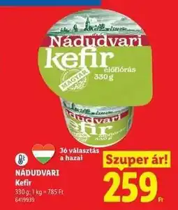 Lidl Nádudvari kefír ajánlat