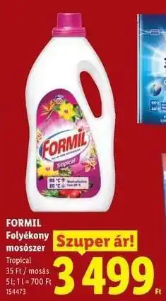 Lidl FORMIL ajánlat