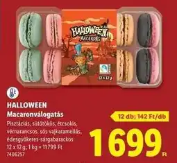 Lidl HALLOWEEN Macaronválogatás ajánlat