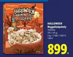Lidl Halloween Reggelizőpehely ajánlat