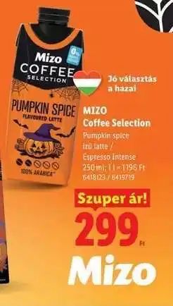 Lidl MIZO Coffee Selection ajánlat