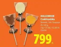 Lidl HALLOWEEN Csokinyalóka ajánlat