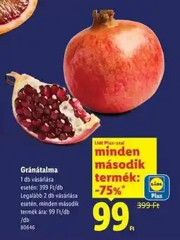 Lidl Gránátalma ajánlat