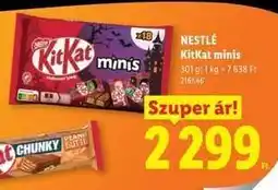 Lidl NESTLÉ KitKat minis ajánlat