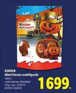 Lidl KINDER Mini Friends csokifigurák ajánlat