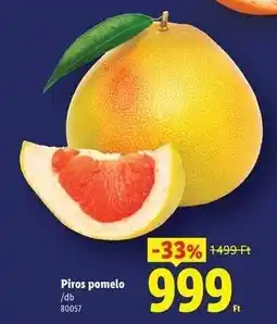 Lidl Piros pomelo ajánlat
