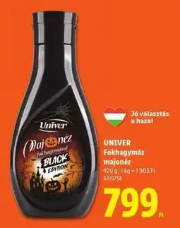 Lidl Univer fokhagymás majonéz ajánlat