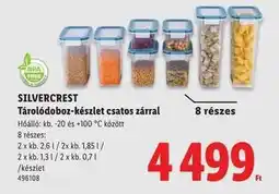 Lidl Silvercrest Tárolódoboz-készlet csatos zárral ajánlat