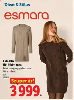 Lidl ESMARA ajánlat
