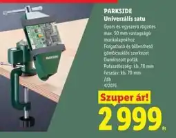 Lidl PARKSIDE Univerzális satu ajánlat