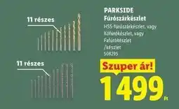 Lidl PARKSIDE Fúrószárkészlet ajánlat