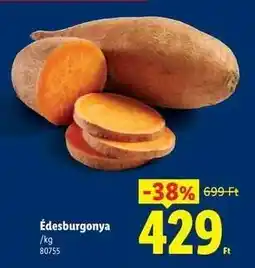 Lidl Édesburgonya ajánlat