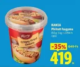 Lidl KANIA ajánlat