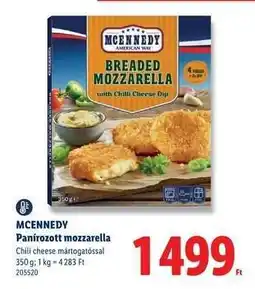 Lidl Mcennedy Panírozott mozzarella ajánlat