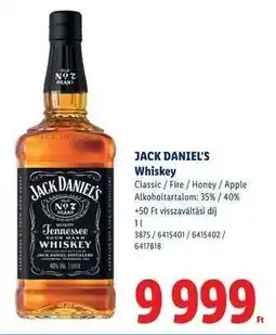 Lidl JACK DANIEL'S Whiskey ajánlat