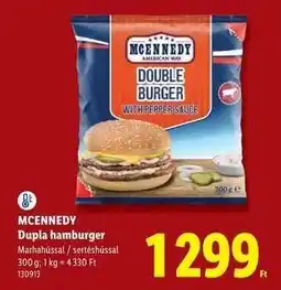 Lidl MCENNEDY Dupla hamburger ajánlat