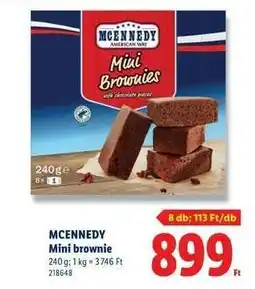 Lidl MCENNEDY Mini brownie ajánlat