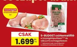 Interspar S-BUDGET csirkemellfilé ajánlat