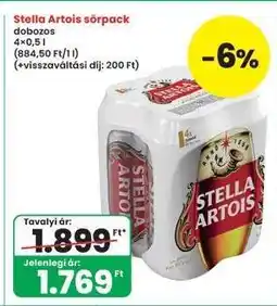 Interspar Stella Artois sörpack ajánlat