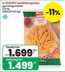 Interspar S-BUDGET hasábburgonya ajánlat