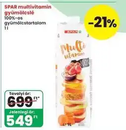 Interspar SPAR multivitamin gyümölcslé ajánlat
