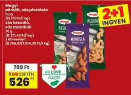 Interspar Mogyi pörkölt, sós pisztácia, sós kesudió, sós mandula ajánlat