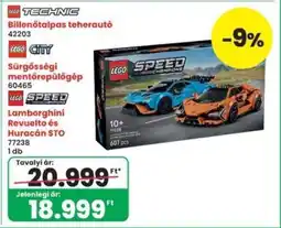 Interspar LEGO SPEED Lamborghini Revuelto és Huracán STO ajánlat
