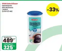 Interspar SPAR édesítőszer ajánlat