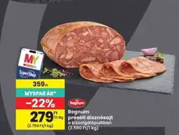Interspar Regnum préselt disznósajt a kiszolgálópultban ajánlat