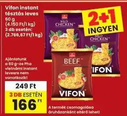 Interspar Vifon Instant Tésztás Leves ajánlat