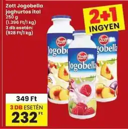 Interspar Zott Jogobella joghurtos ital ajánlat