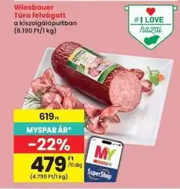 Interspar WIESBAUER Túra felvágott ajánlat