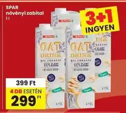 Interspar SPAR növényi zabital ajánlat