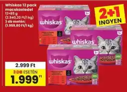 Interspar Whiskas 12 pack macskaeledel ajánlat
