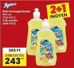 Interspar Splend Kézi mosogatószer ajánlat