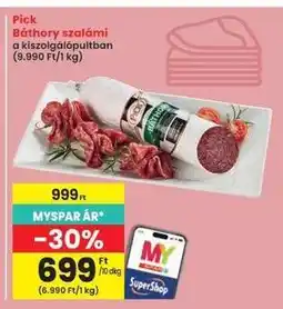 Interspar Pick Báthory szalámi ajánlat