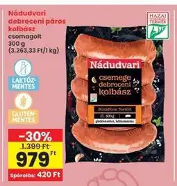Interspar Nádudvari Debreceni Páros Kolbász ajánlat
